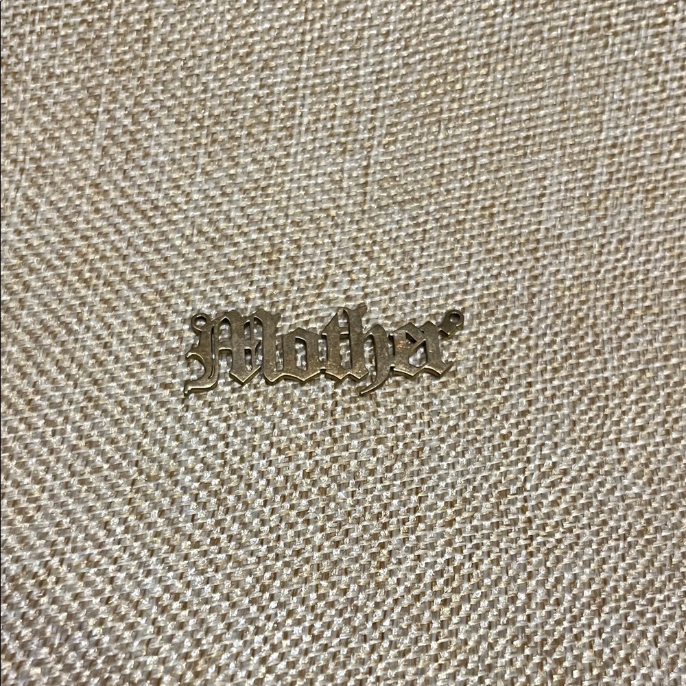 Gold 'Mother' Charm